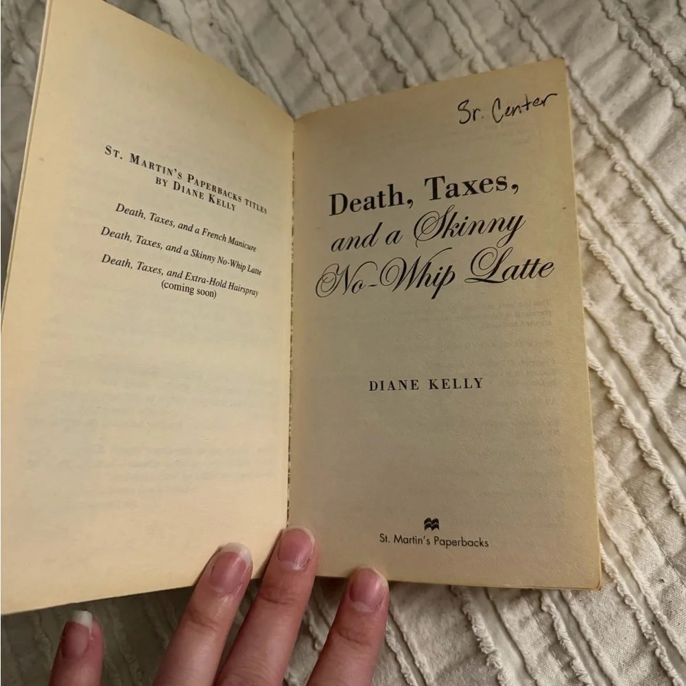 Death, Taxes, and a Skinny No-Whip Latte Book - Picture 5 of 5